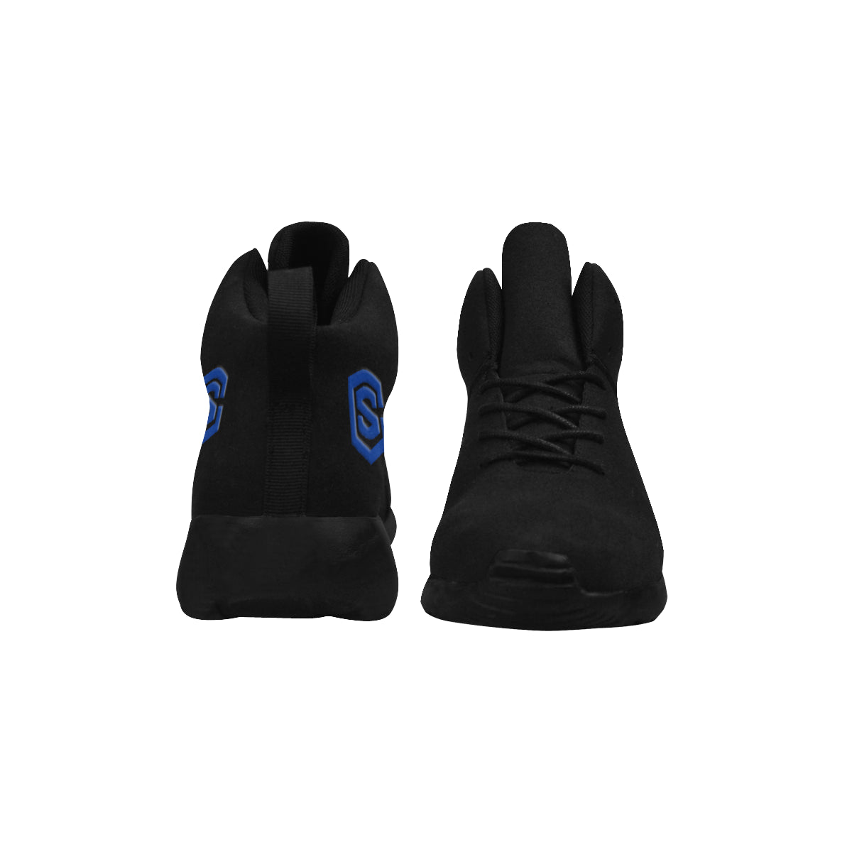 blue logo Men's Chukka Training Shoes (Model 57502)