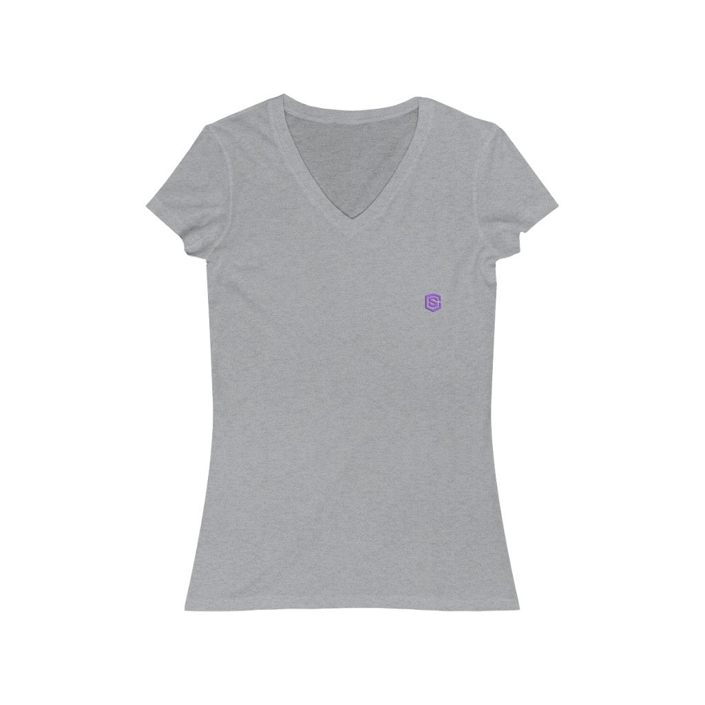 Women's Jersey Short Sleeve V-Neck Tee