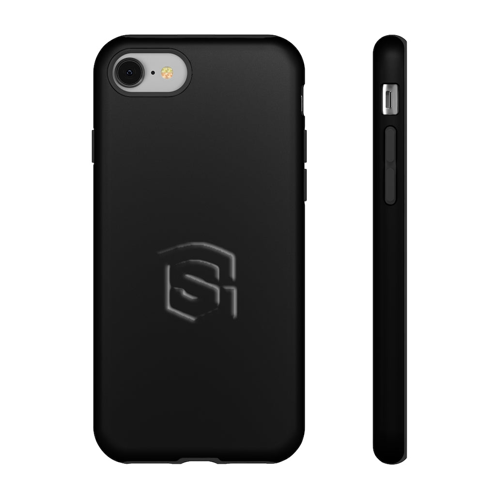 Black Tough Cases Black Logo