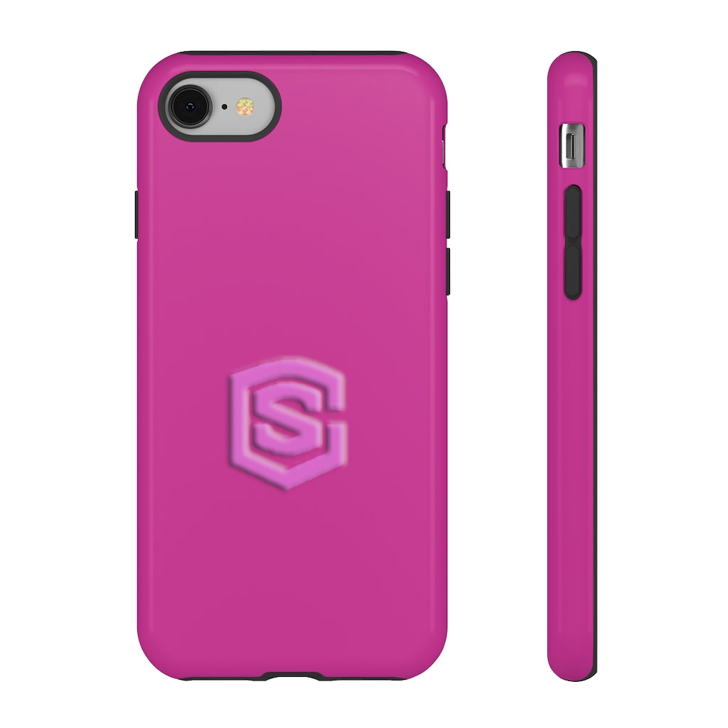 Pink Tough Cases Pink Logo