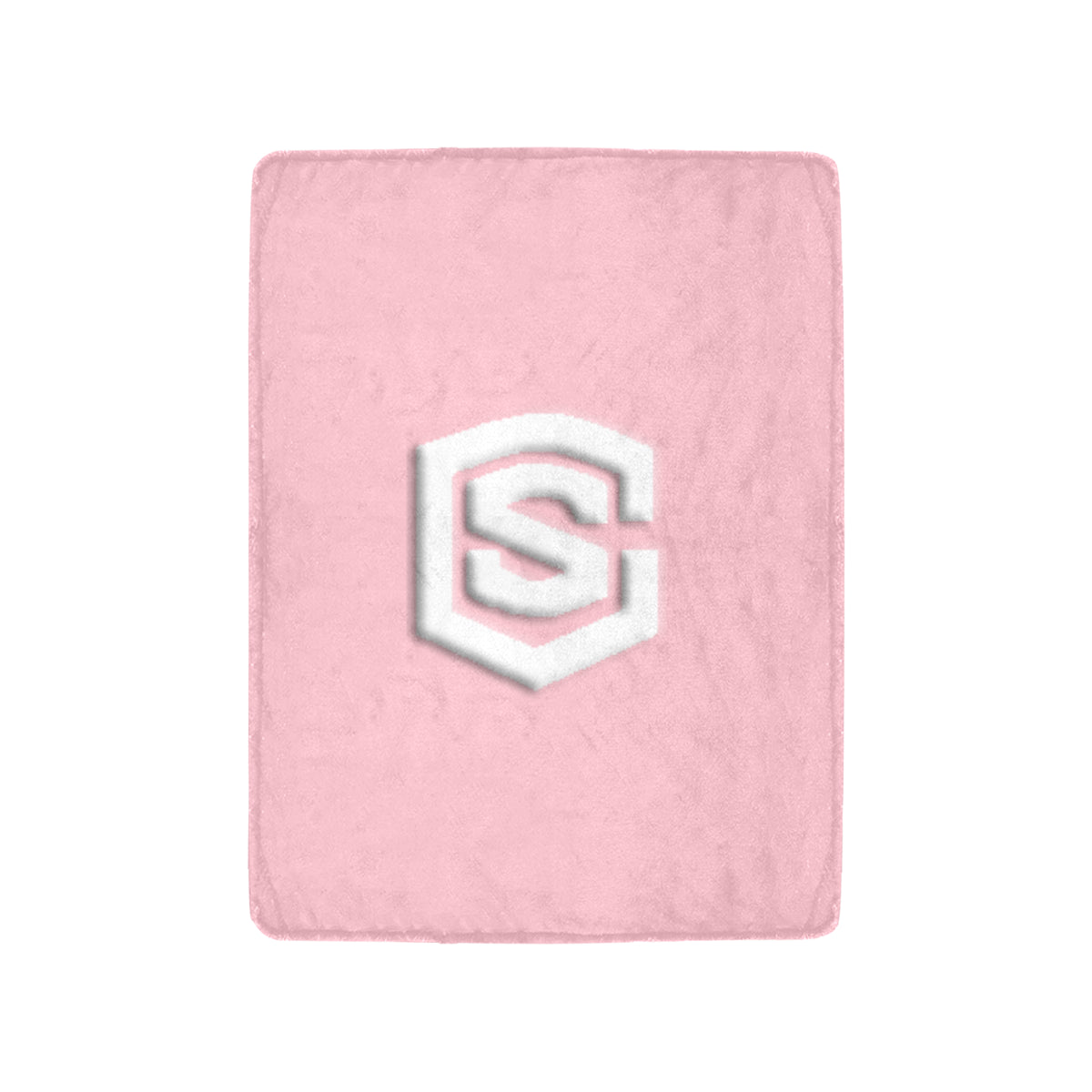 Pink Ultra-Soft Micro Fleece Blanket with White Logo Ultra-Soft Micro Fleece Blanket 30"x40"