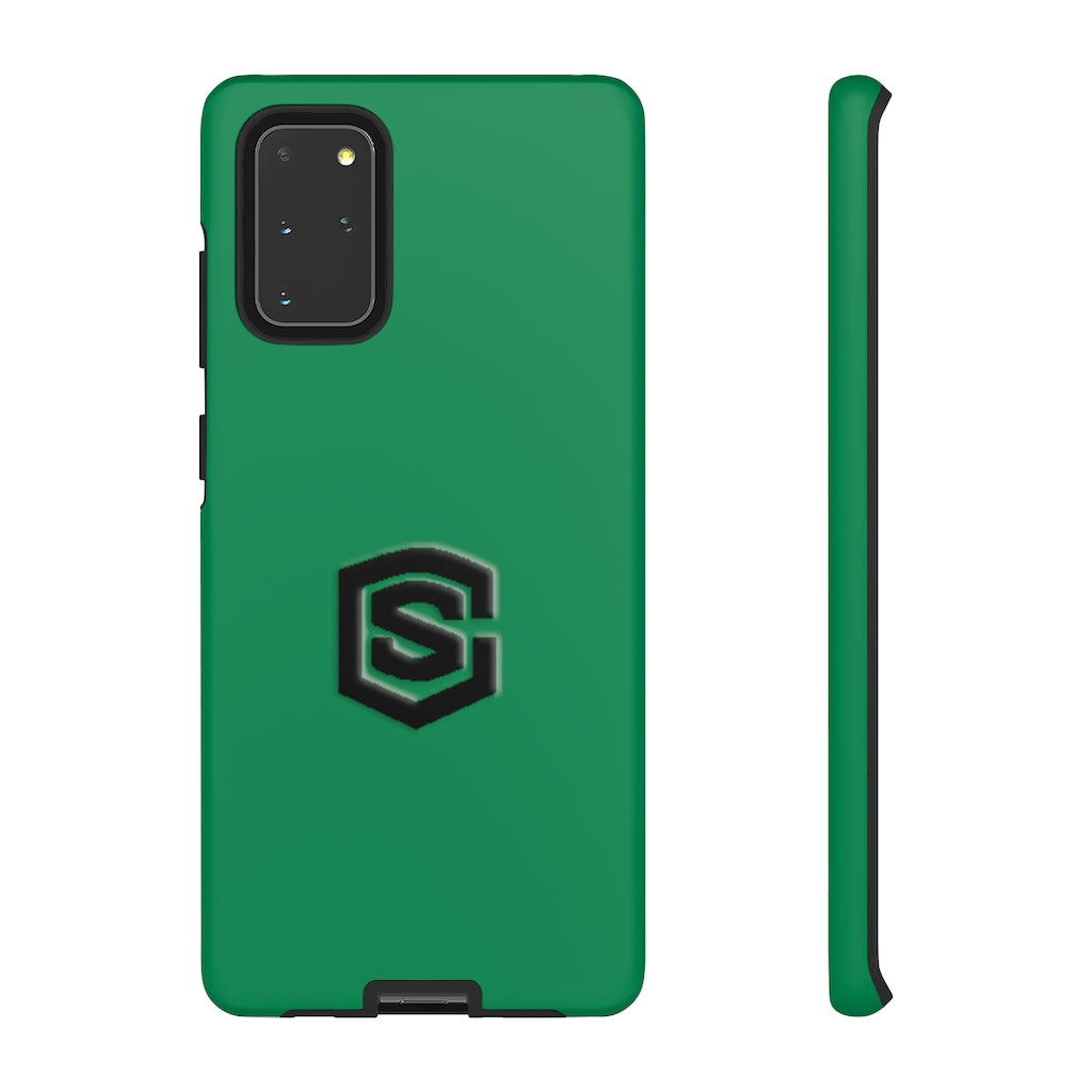 Green Tough Cases Black Logo