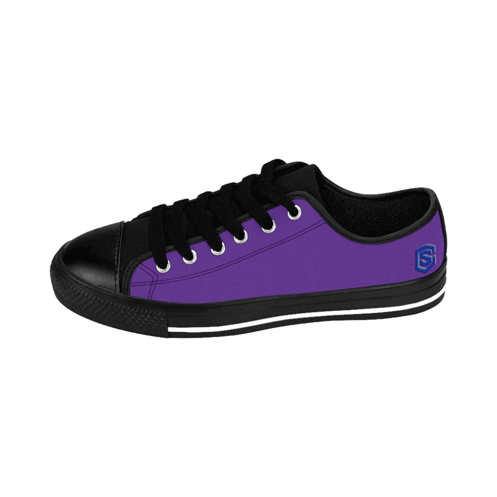 purple Women's Sneakers Blue logo