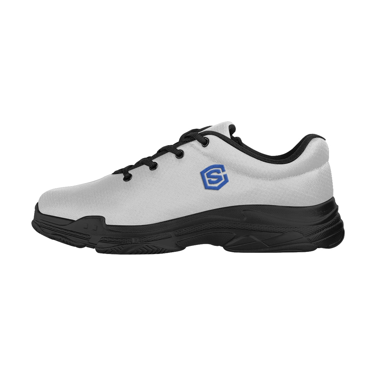 blue logo Lyra Men's Running Shoes (Model 058)