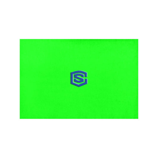 Green Placemats 12" x 18" With Blue Logo Placemats 12" x 18" (Set of 2)