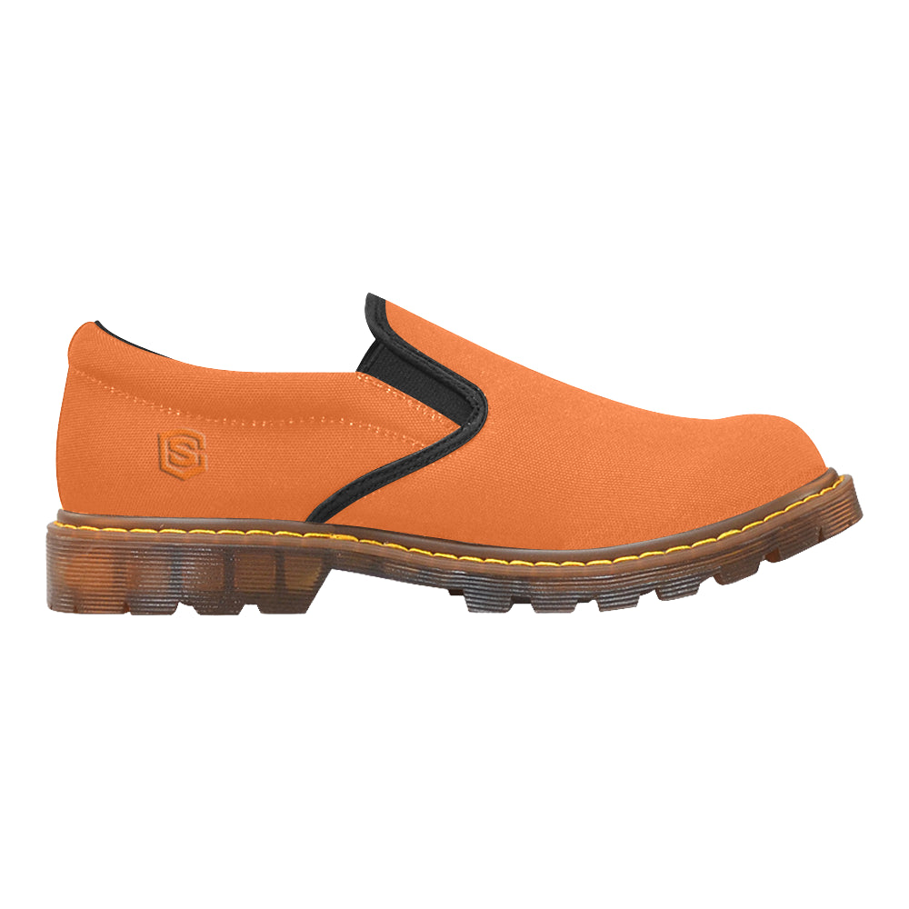 orange logo Martin Men's Slip-On Loafer (Model 12031)