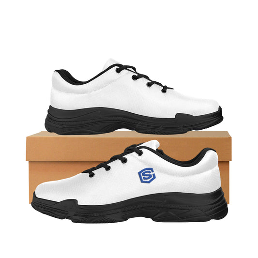 blue logo Lyra Men's Running Shoes (Model 058)