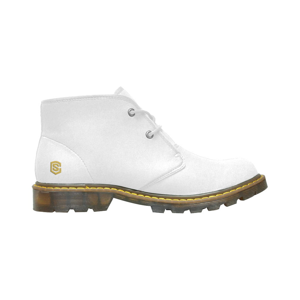 Gold Logo Men's Nubuck Chukka Boots (Model 2402)