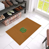 Brown Doormat 24" x 16" (Sponge Material) with Green Logo Doormat 24" x 16" (Sponge Material)