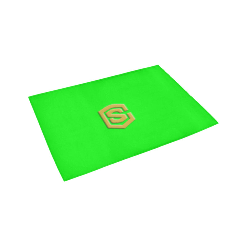 Green Doormat 24" x 16" (Sponge Material) with Gold Logo Doormat 24" x 16" (Sponge Material)