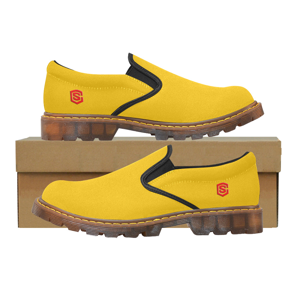 red logo Martin Men's Slip-On Loafer (Model 12031)