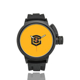 ORANGE MEN SPORT WATCH BLACK LOGO Men's Sport Watch (Model 309)