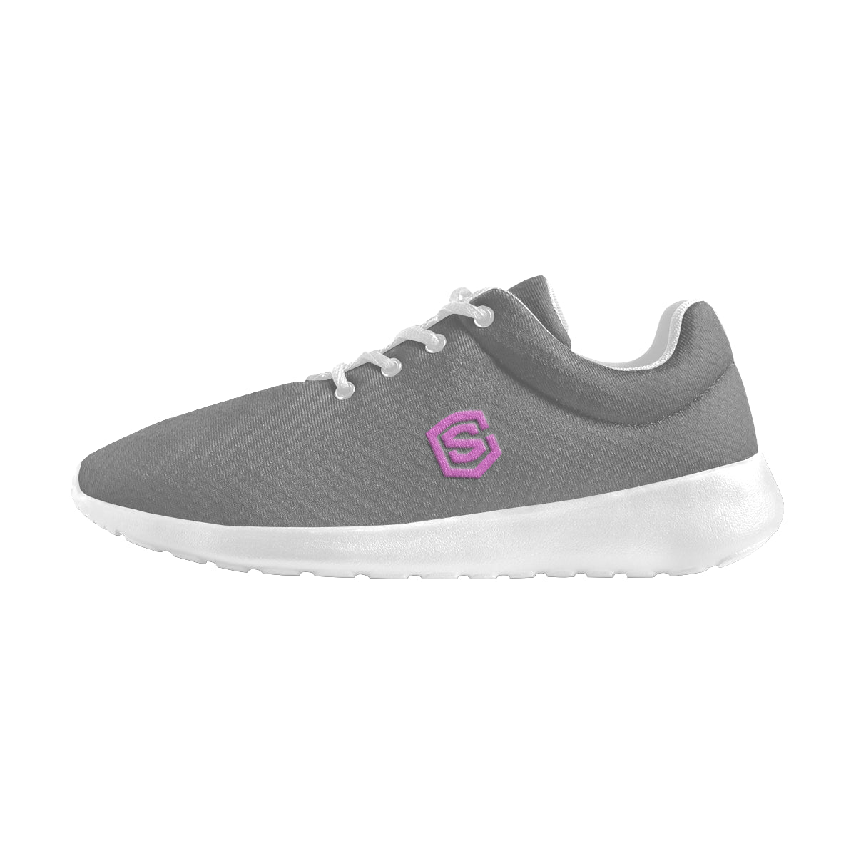 pink logo Women's Athletic Shoes (Model 0200)