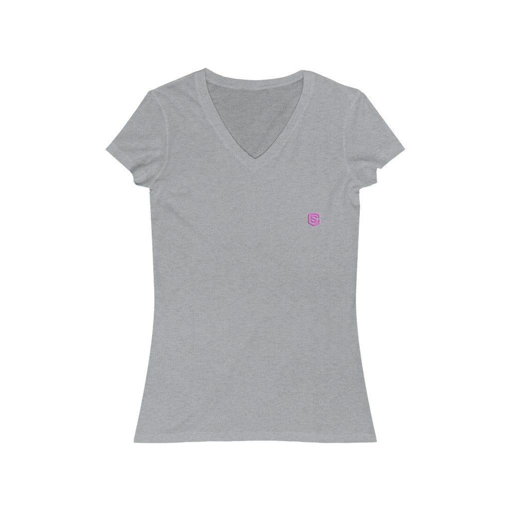 Women's Jersey Short Sleeve V-Neck Tee