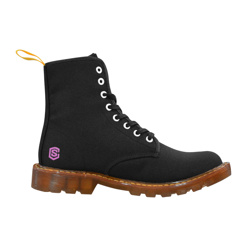 pink logo Martin Boots For Women Model 1203H