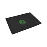 Black Doormat 24" x 16" (Sponge Material) with Green Logo Doormat 24" x 16" (Sponge Material)