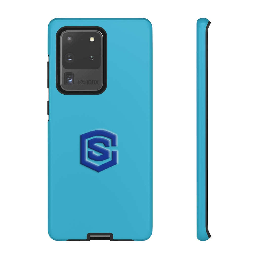 Blue Tough Cases Blue Logo