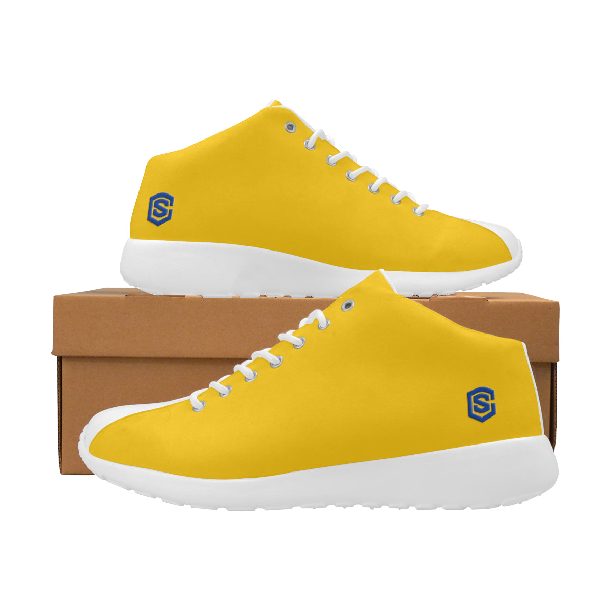 blue logo Men's Basketball Training Shoes (Model 47502)