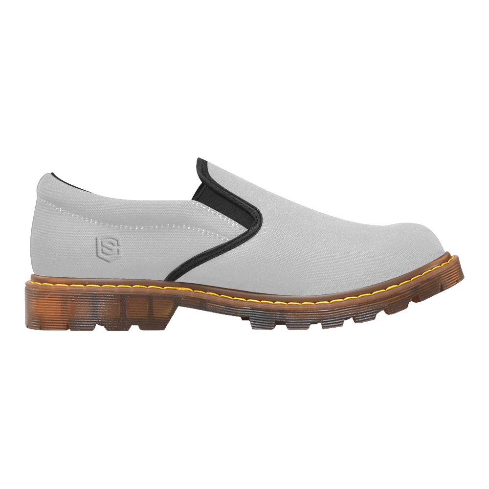 silver logo Martin Men's Slip-On Loafer (Model 12031)