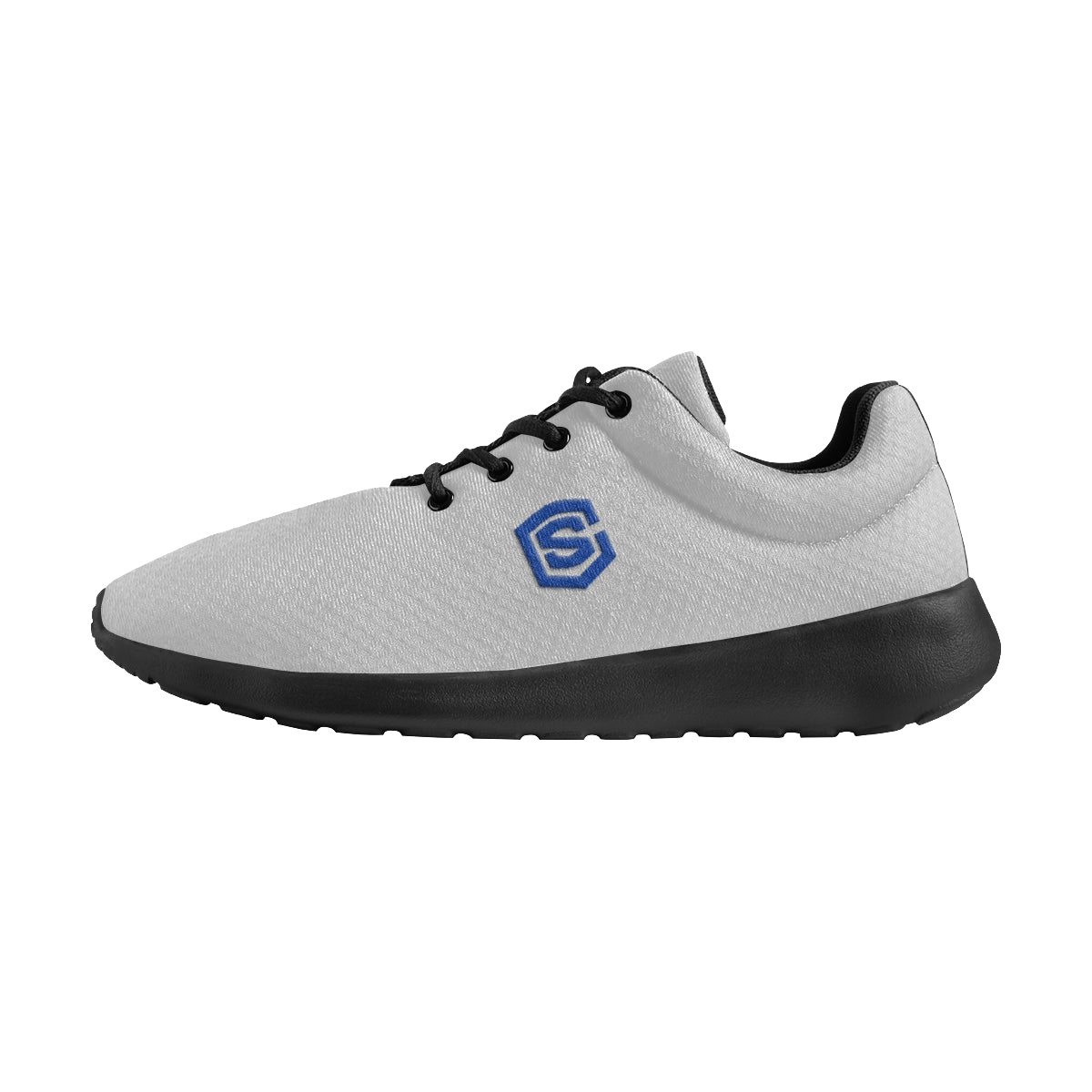 blue logo Men's Athletic Shoes (Model 0200)