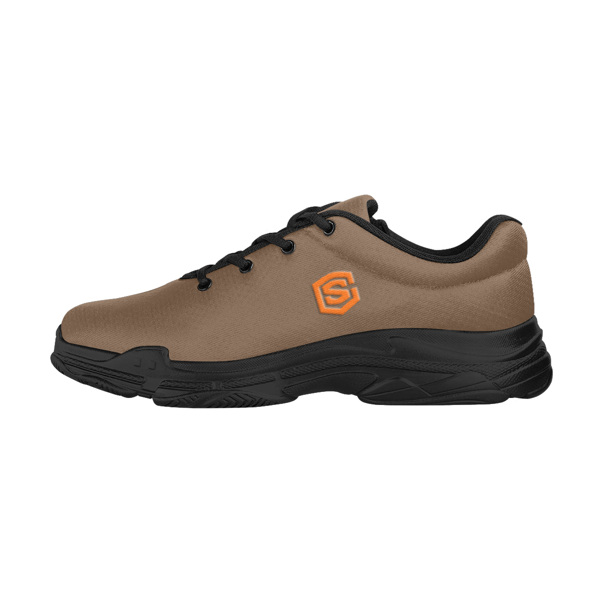 orange logo Lyra Men's Running Shoes (Model 058)