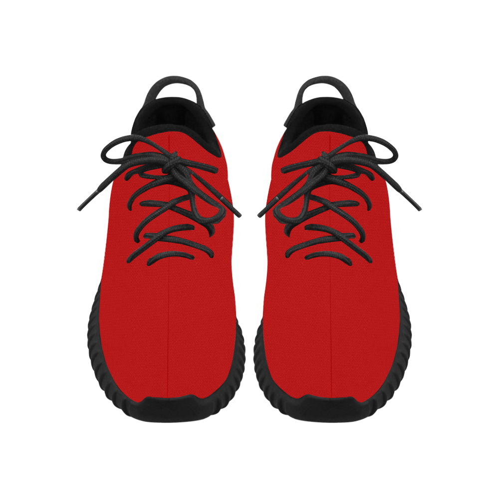 red logo Grus Men's Breathable Woven Running Shoes (Model 022)