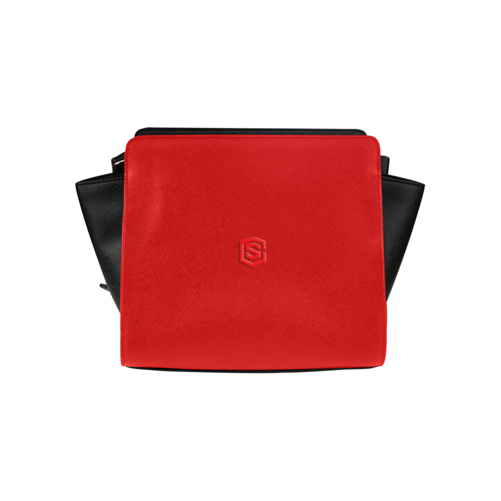 RED SATCHEL BAG red logo Satchel Bag (Model 1635)