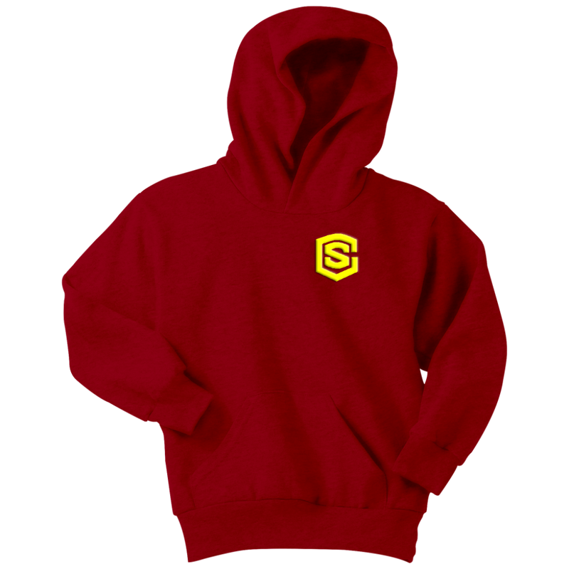 Youth Hoodie WITH YELLOW LOGO