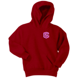 Youth Hoodie WITH PINK LOGO