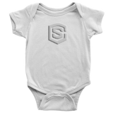 Baby Bodysuit WITH SILVER LOGO