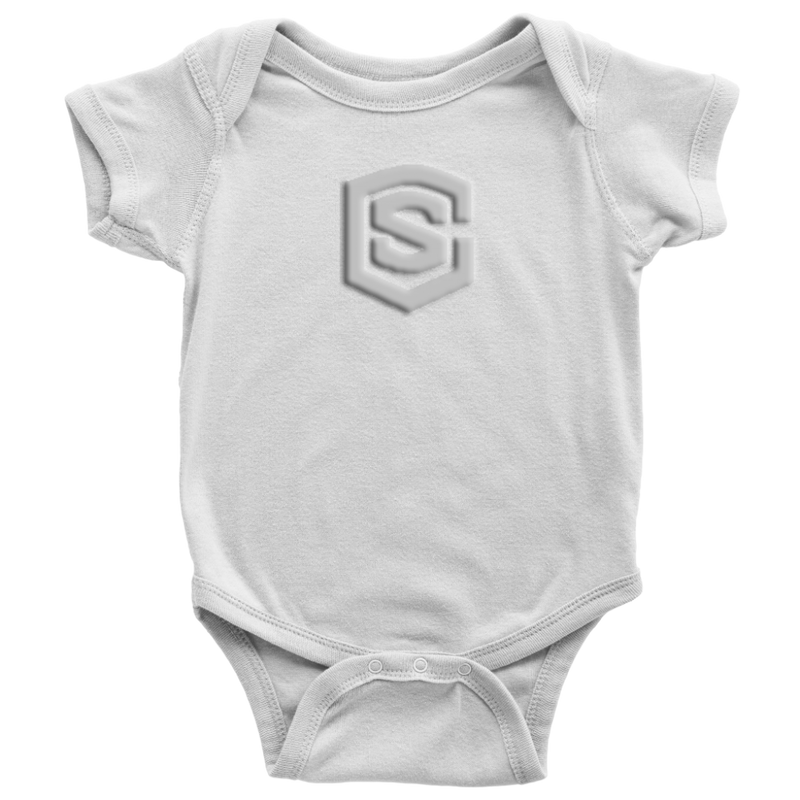 Baby Bodysuit WITH SILVER LOGO