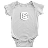 Baby Bodysuit WITH WHITE LOGO