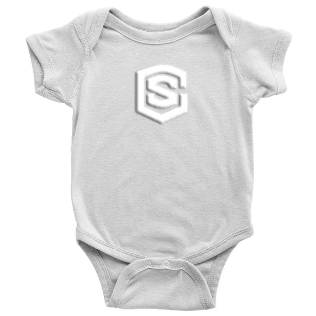 Baby Bodysuit WITH WHITE LOGO