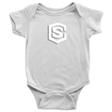 Baby Bodysuit WITH WHITE LOGO