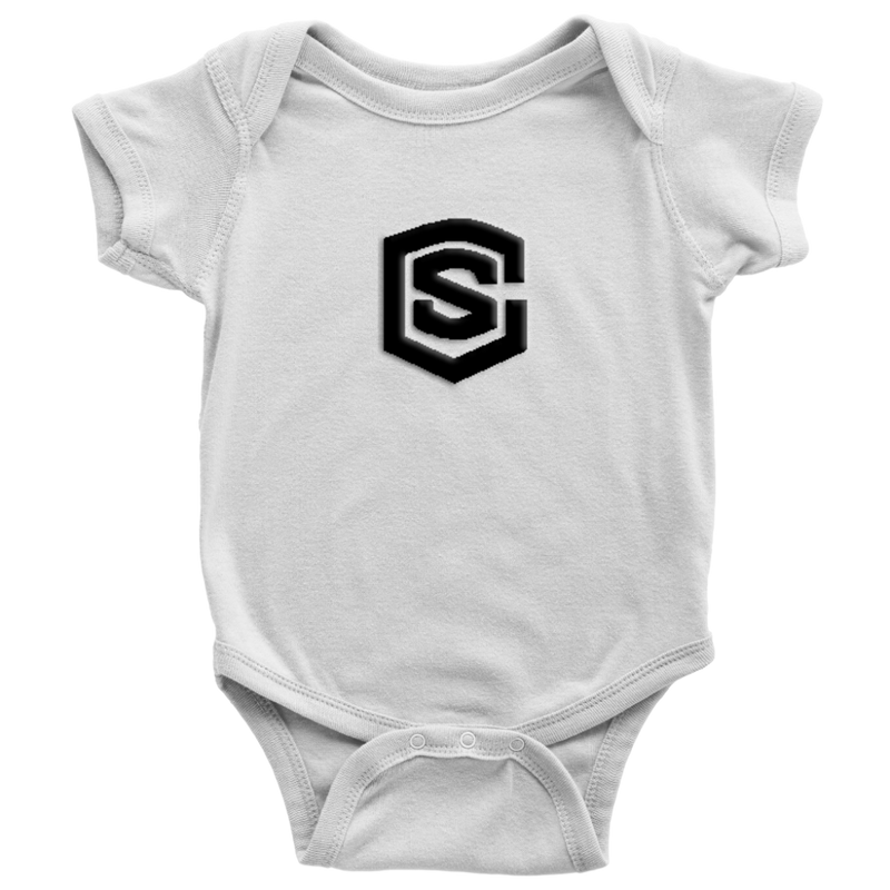 Baby Bodysuit WITH BLACK LOGO