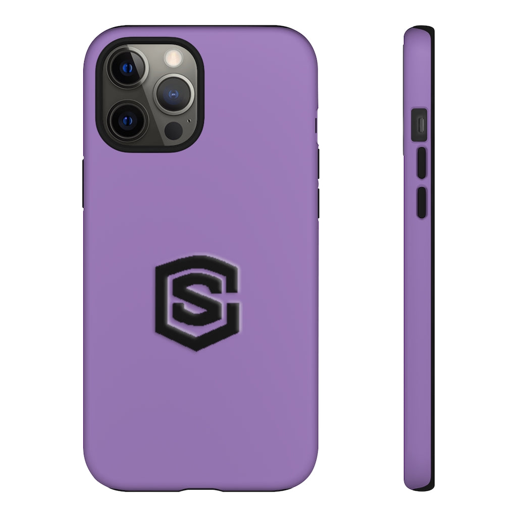 Purple Tough Cases Black Logo