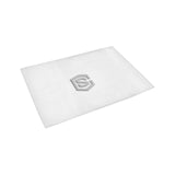 White Doormat 24" x 16" (Sponge Material) with Silver Logo Doormat 24" x 16" (Sponge Material)