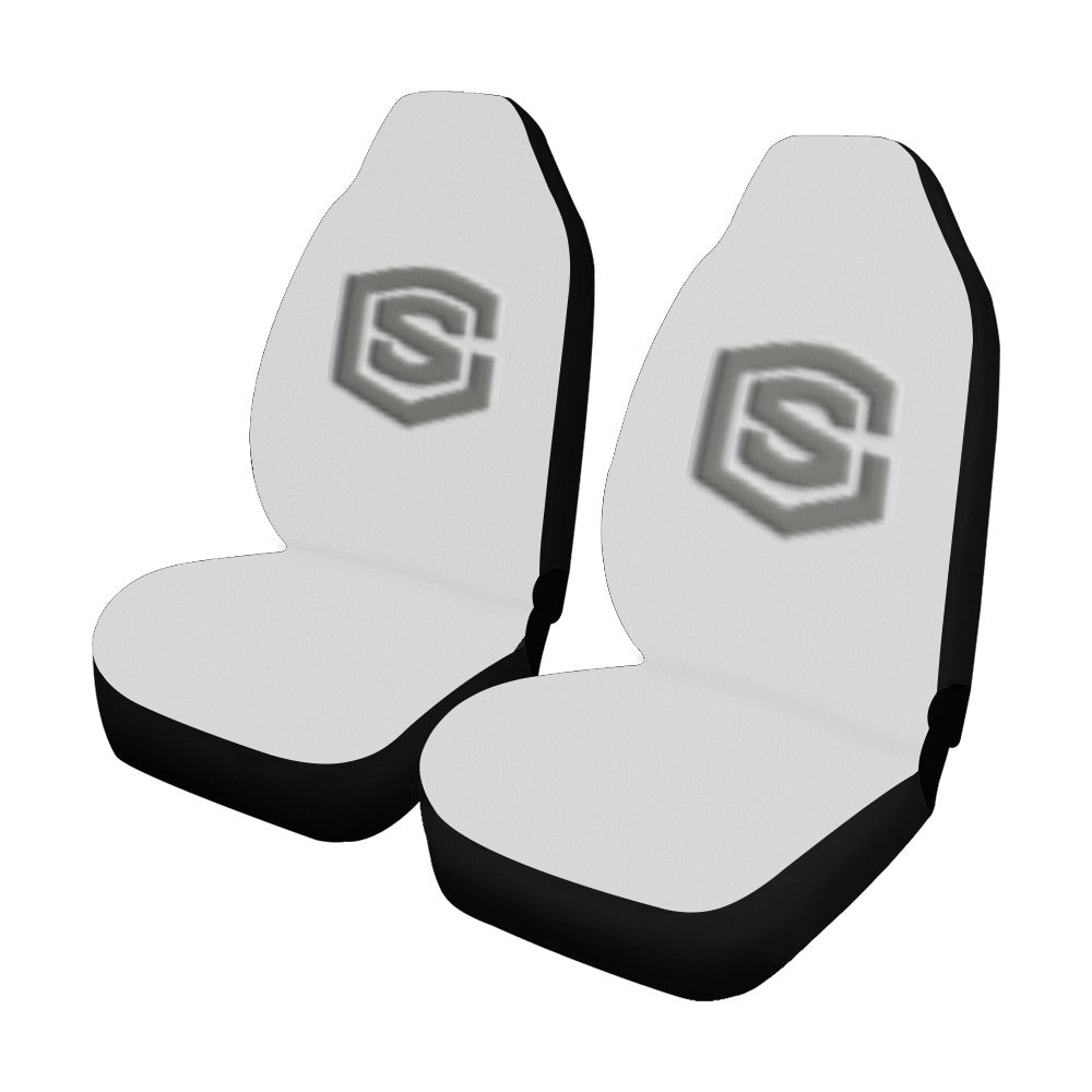 Grey Car Seat Covers Grey Logo Car Seat Covers (Set of 2)