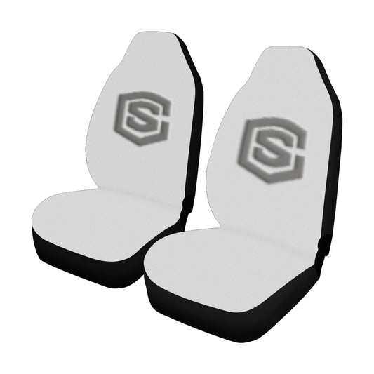 Grey Car Seat Covers Grey Logo Car Seat Covers (Set of 2)