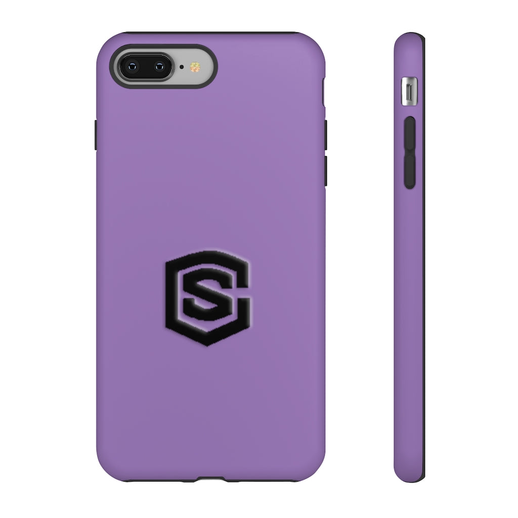 Purple Tough Cases Black Logo