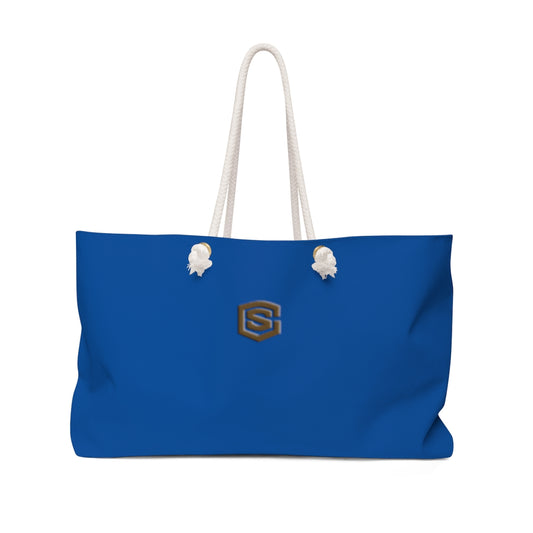 Blue Weekender Bag