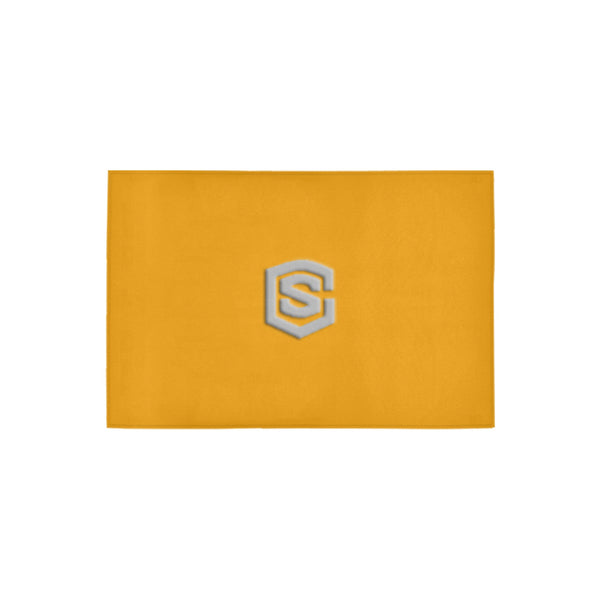 Orange Doormat 24" x 16" (Sponge Material) with Silver Logo Doormat 24" x 16" (Sponge Material)