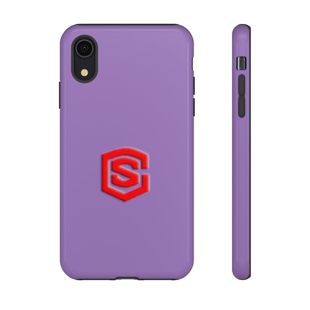 Purple Tough Cases Red Logo