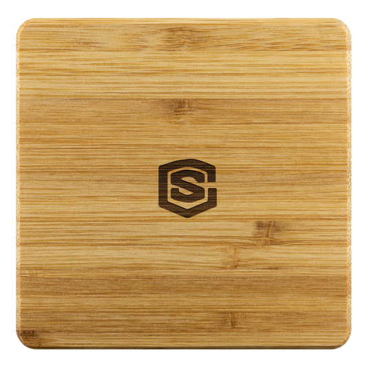Bamboo Coaster WITH GOLD LOGO