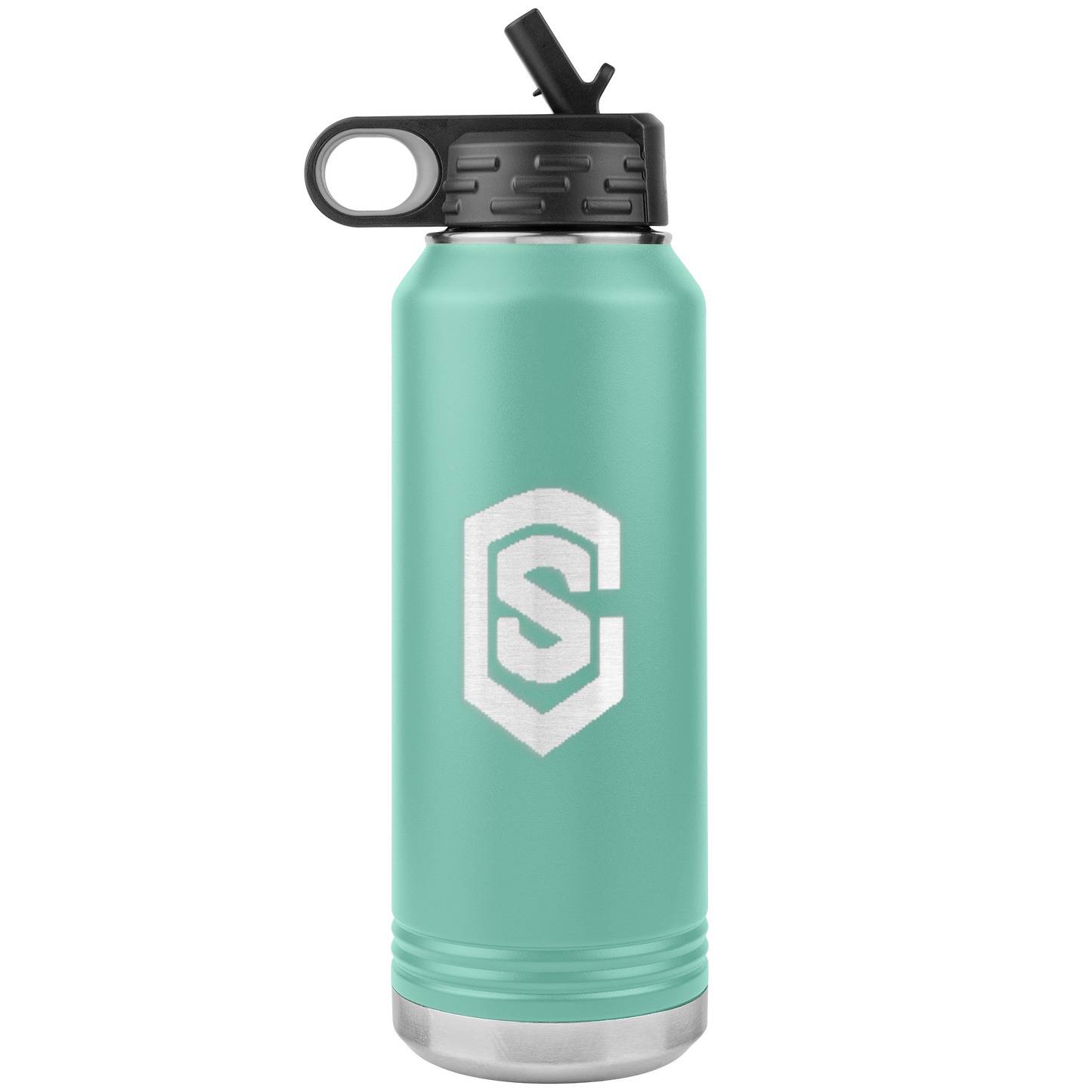 32oz Water Bottle Tumbler WITH BLUE LOGO