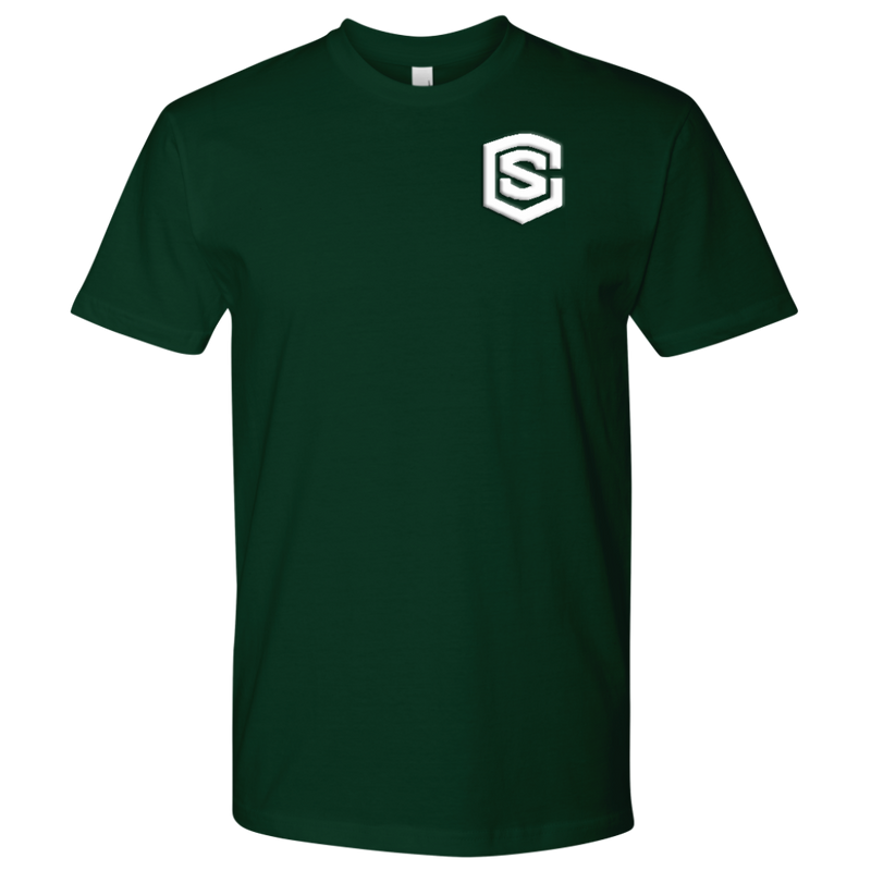 Next Level Mens Shirt WITH WHITE LOGO