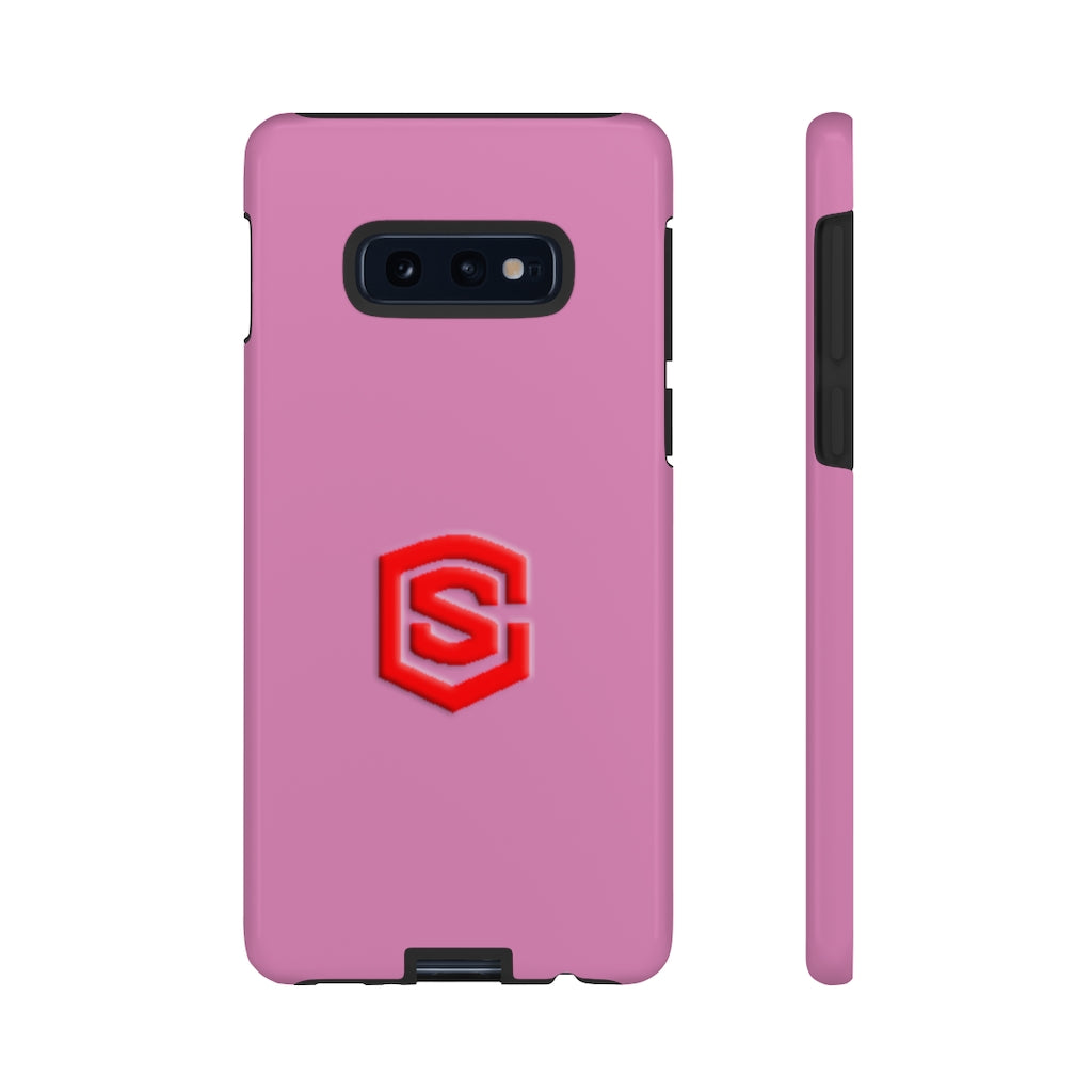Pink Tough Cases Red Logo