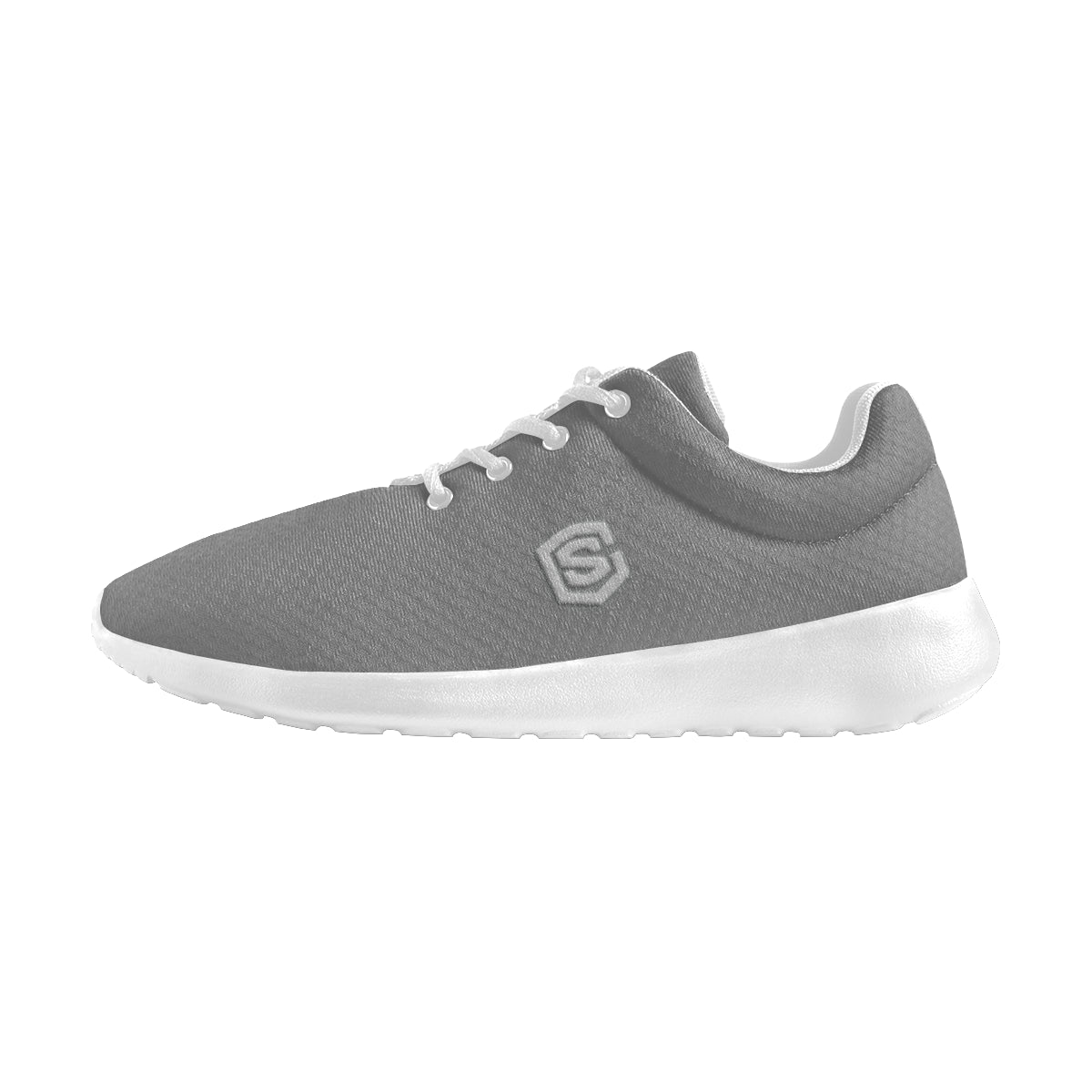 silver logo Women's Athletic Shoes (Model 0200)