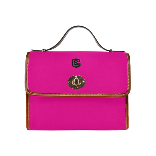 STRONG SCARLET WATERPROOF CANVAS BAG black logo Waterproof Canvas Bag/All Over Print (Model 1641)