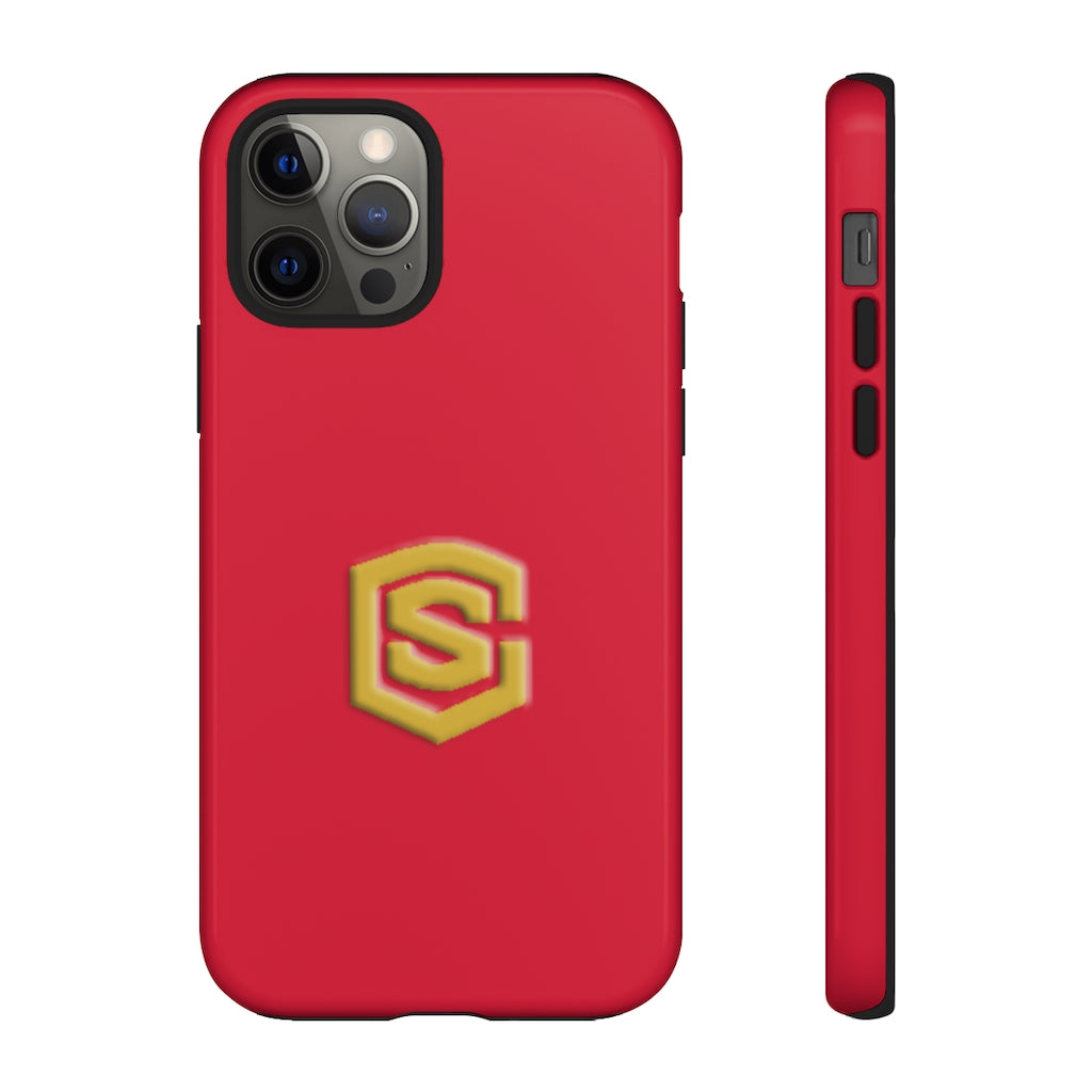 Red Tough Cases Gold Logo